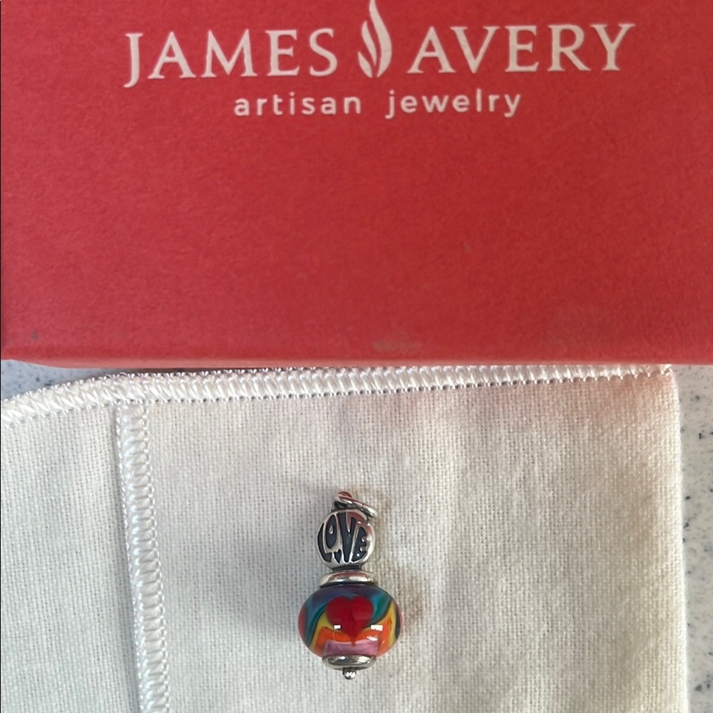 James Avery Multicolor Love Charm Bracelet